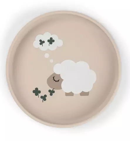 Done by Deer Lasten Imukuppilautanen tiny farm sand wauva - Lasten imukuppilautaset - 1769849 - 2