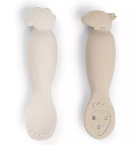 Done by Deer silikoniset vauvan ensilusikat wauva - Lasten ensilusikat ja aterimet - 1159049 - 1