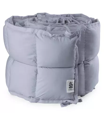 Sebra Pinnasängyn reunapehmuste Kapok, 360 cm dusty blue wauva - Pinnasängyn reunapehmusteet ja patjat - 100430029 - 2