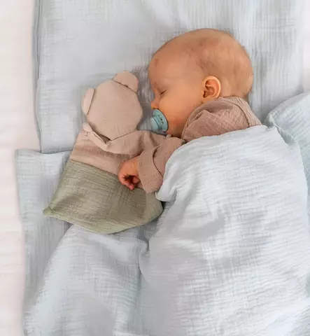 Unavaate Vauvan Pussilakanasetti 85 x 125cm baby blue wauva - Liinavaatteet ja suojat pinnasänkyyn - 84349 - 1