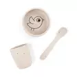 Done by Deer Silicone first meal set birdee sand wauva - Lasten kulhot ja lautaset - 1529819 - 2