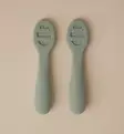 Mushie Silikoniset ensilusikat/maistelulusikat, 2-pack - Lasten ensilusikat ja aterimet - 101629 - 5