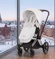Cybex Platinum Footmuff lämpöpussi rattaaseen off white wauva  - Lämpöpussit ja jalkapeitteet - 526000519 - 1