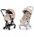 Cybex Coya Comfort Matkarattaat vaunukopalla matt black cozy beige wauva - Matkarattaat - 526000189 - 5