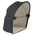 Sebra Kannettava Unipesä/Kantokassi 3-in-1 kuomulla dark Grey Melange wauva - Unipesät, unipussit ja kapalot - 101630009 - 8