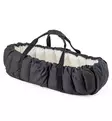 Sebra Kannettava Unipesä/Kantokassi 3-in-1 kuomulla dark Grey Melange wauva - Unipesät, unipussit ja kapalot - 101630009 - 9