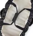 Sebra Kannettava Unipesä/Kantokassi 3-in-1 kuomulla dark Grey Melange wauva - Unipesät, unipussit ja kapalot - 101630009 - 15