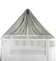 Sebra Sky Canopy Katosverho pinnasänkyyn mist green wauva - Liinavaatteet ja suojat pinnasänkyyn - 101530019 - 5