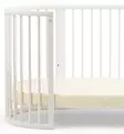 Stokke Sleepi V3 Muotolakana Pinnasänkyyn sunset yellow map wauva - Liinavaatteet ja suojat pinnasänkyyn - 683309 - 5