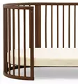 Stokke Sleepi V3 Muotolakana Pinnasänkyyn sunset yellow map wauva - Liinavaatteet ja suojat pinnasänkyyn - 683309 - 1