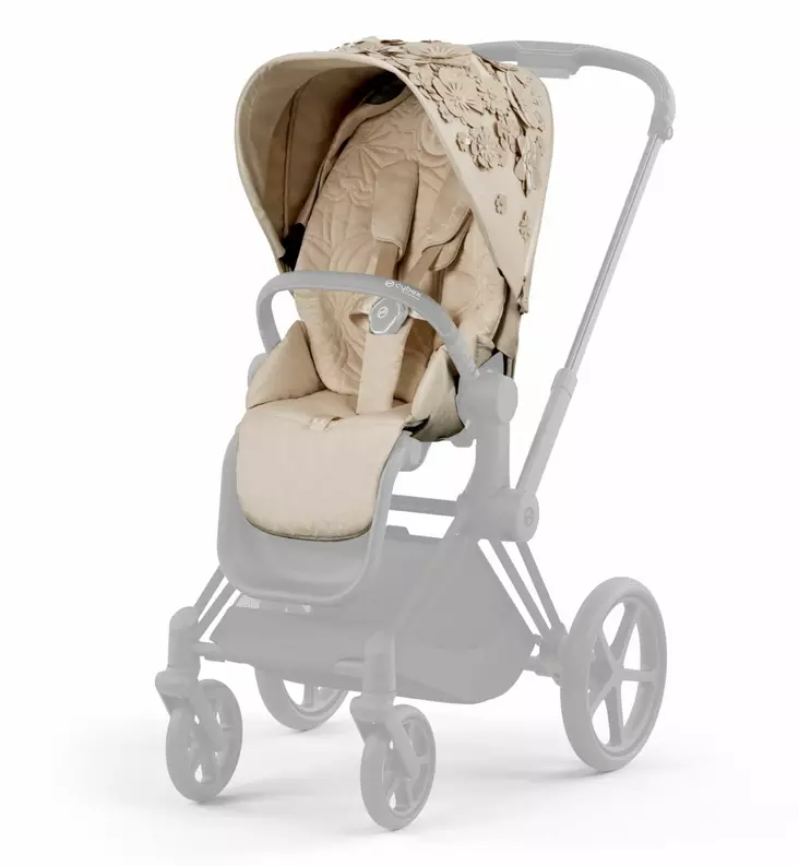 Cybes Priam ePriam istuinkankaat rattaaseen simply flowers beige wauva=
 - Rungot, vaunukopat ja istuinkankaat - 521002829 - 5