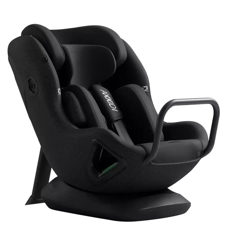 Axkid Minikid Core Turvaistuin, 40-125 cm max. 28 kg coastal storm black wauva - Selkä menosuuntaan turvaistuimet - 22240039 - 1