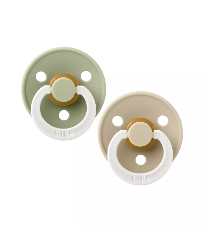 BibsColourLuonnonkumiKoko1SageVanillaVihreÃ¤HohtavaYÃ¶tuttiVauvaWauvaTampere - Tutit ja tuttinauhat - 110409 - 1