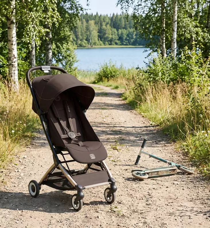 Cybex Orfeo Matkarattaat chocolate brown wauva - Matkarattaat - 526001079 - 1