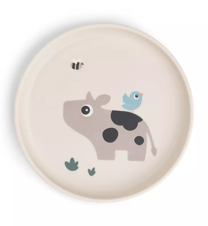 Done by Deer lasten lautanen foodie tiny farm sand wauva - Lasten kulhot ja lautaset - 1756899 - 1