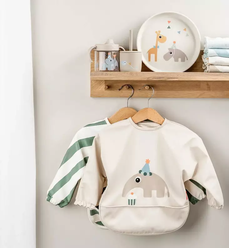 Done by Deer hihallinen ruokalappu celebration sand wauva - Ruokalaput - 1353799 - 1