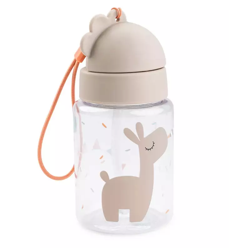 Done by Deer Lasten Pillipullo, 280 ml celebration sand wauva - Lasten mukit, nokkamukit ja pillimukit - 1056409 - 1