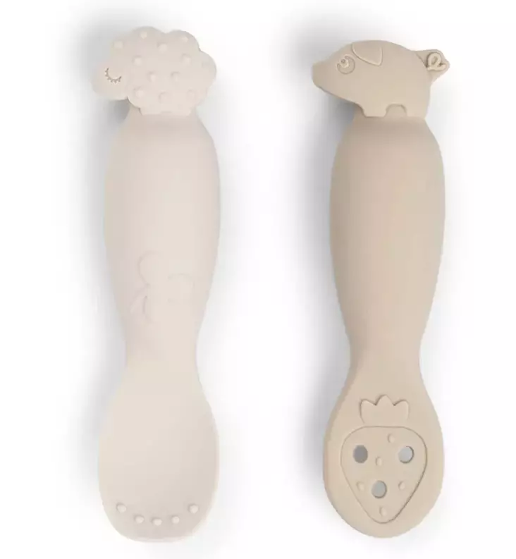 Done by Deer silikoniset vauvan ensilusikat wauva - Lasten ensilusikat ja aterimet - 1159049 - 1