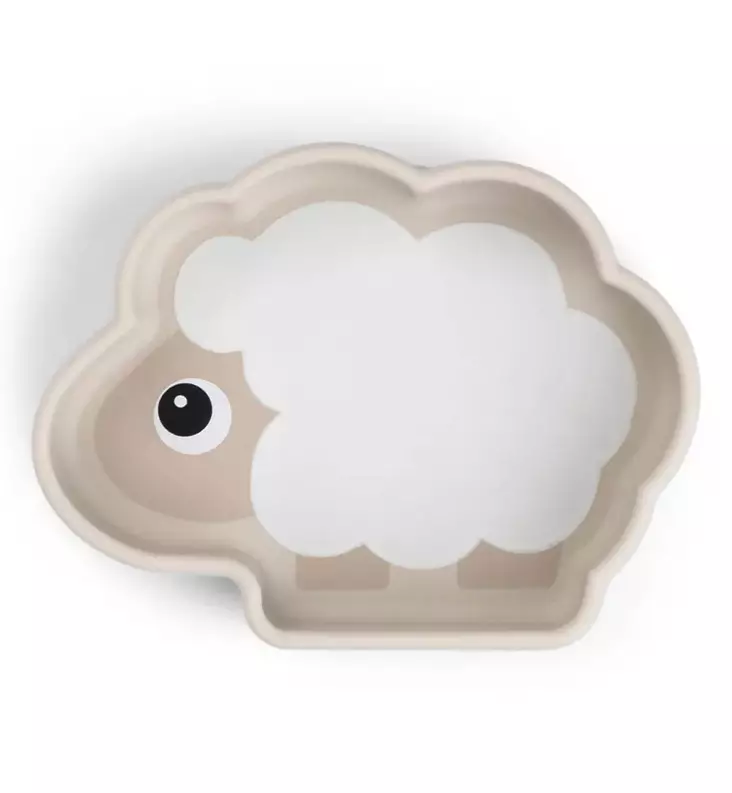 Done by Deer Stick&Stay syvä imukuppilautanen silikonia wauva - Lasten kulhot ja lautaset - 1859269 - 1