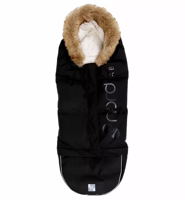 Nordbaby lämpöpussi rattaaseen musta wauva - Lämpöpussit ja jalkapeitteet - 281139 - 1