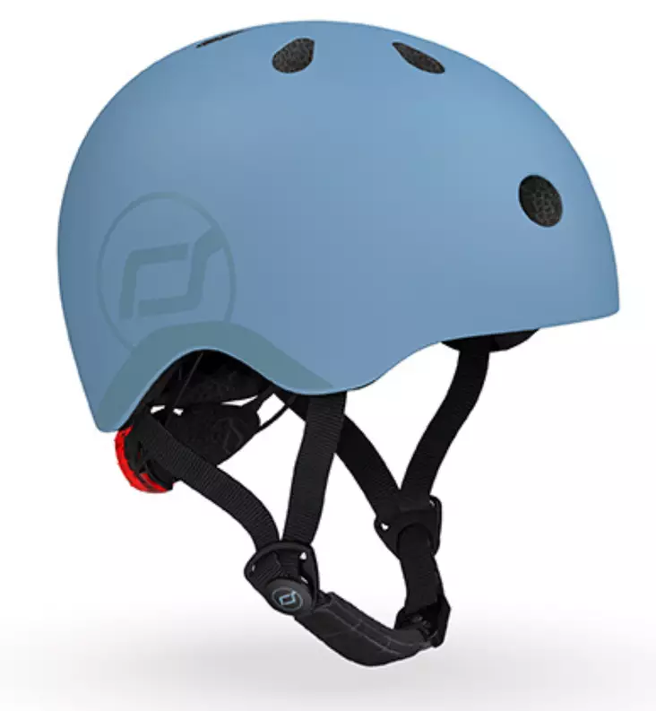 Scoot & Ride Lasten Pyöräilykypärä steel wauva - Lasten potkupyörät ja kypärät - 96369 - 1