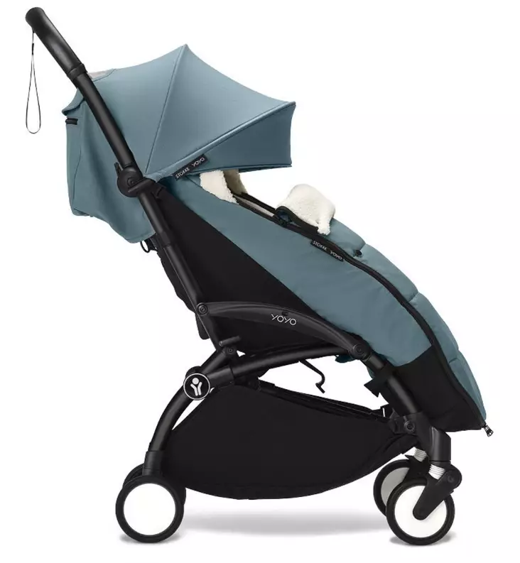 Stokke Yoyo3 Lämpöpussi matkarattaaseen aqua wauva - Lämpöpussit ja jalkapeitteet - 646609 - 1