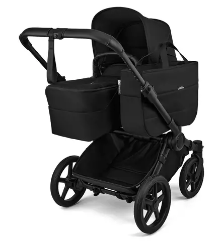 Bugaboo Donkey 6 Lastenvaunujen Starttipaketti Sadesuojalla heritage black wauva - Yhdistelmävaunut - 100370002-PSA - 2