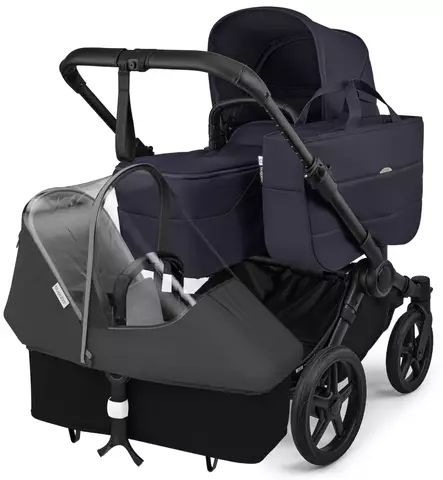 Bugaboo Donkey 6 Lastenvaunujen Starttipaketti Sadesuojalla deep indigo wauva - Yhdistelmävaunut - 100370003-PSA - 1