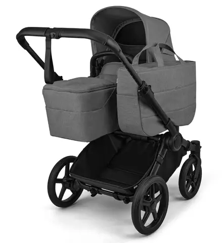 Bugaboo Donkey 6 Lastenvaunujen Starttipaketti Sadesuojalla moon grey wauva - Yhdistelmävaunut - 100370004-PSA - 2