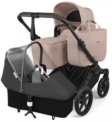 Bugaboo Donkey 6 Lastenvaunujen Starttipaketti Sadesuojalla desert taupe wauva - Yhdistelmävaunut - 100370005-PSA - 1