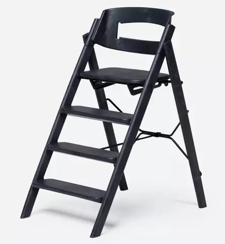 KAOS Klapp Syöttötuoli recycled charcoal black wauva - Syöttötuolit - KLA-REC-CHA-BLA - 2