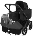 Bugaboo Donkey 6 Lastenvaunujen Starttipaketti Sadesuojalla heritage black wauva - Yhdistelmävaunut - 100370002-PSA - 1