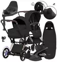 Cybex ePriam Style Lastenvaunujen All-in-One Starttipaketti Sepia black rose gold wauva - Yhdistelmävaunut - 526000255PALLSEPIA - 1