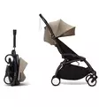 Stokke Yoyo3  Matkarattaat mustalla rungolla taupe wauva - Matkarattaat - 646002-PTA - 7