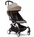 Stokke Yoyo3  Matkarattaat valkoisella rungolla Taupe wauva - Matkarattaat - 646001-PTA - 1