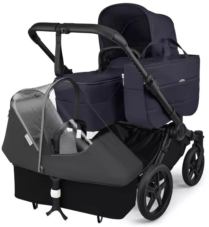 Bugaboo Donkey 6 Lastenvaunujen Starttipaketti Sadesuojalla deep indigo wauva - Yhdistelmävaunut - 100370003-PSA - 1