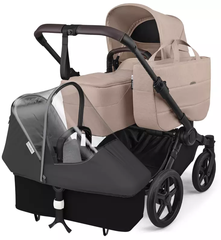 Bugaboo Donkey 6 Lastenvaunujen Starttipaketti Sadesuojalla desert taupe wauva - Yhdistelmävaunut - 100370005-PSA - 1