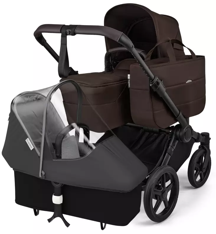 Bugaboo Donkey 6 Lastenvaunujen Starttipaketti Sadesuojalla - Yhdistelmävaunut - 100370007-PA - 1