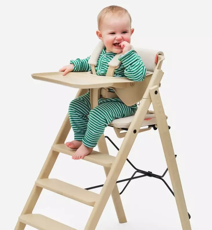 KAOS KLAPP Syöttötuolin pehmusteet ja turvavaljaat desert sand wauva - Syöttötuolien lisävarusteet - BPP-HAR-CUS-DES-SA - 1