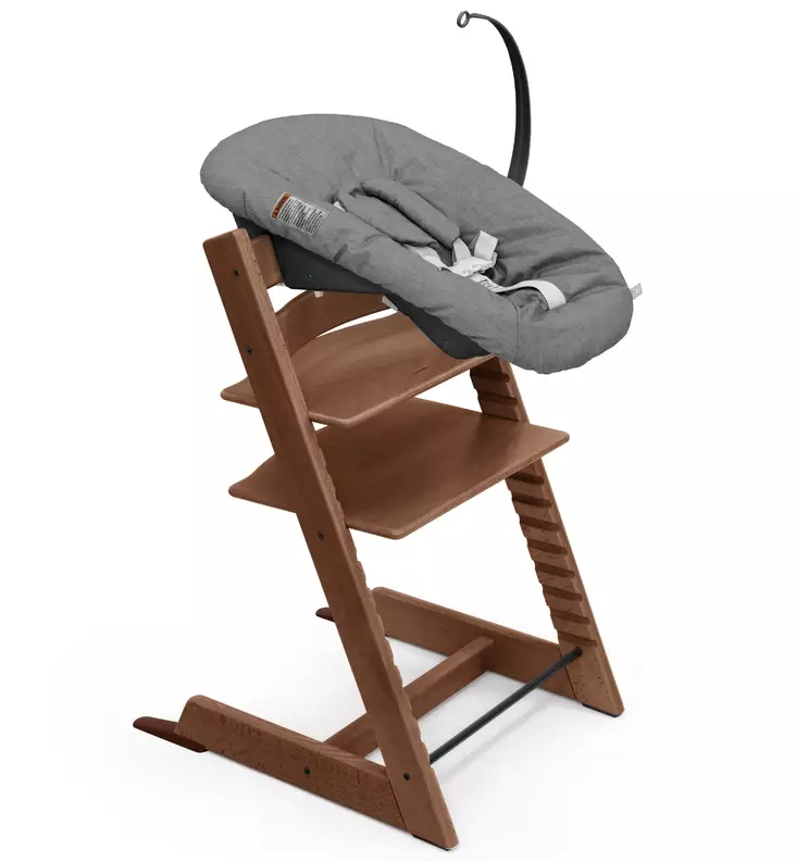 Stokke Tripp Trapp tuoli + Newborn Set Starttipaketti warm brown wauva - Syöttötuolit - 100143-PNBA - 1