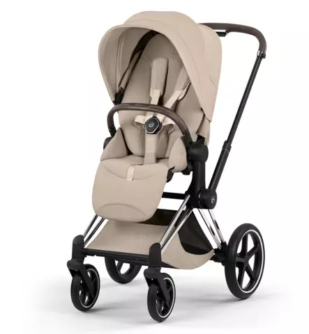 Cybex Priam Style Lastenrattaat chrome brown cozy beige wauva - Lastenrattaat - 526000201-PRCB - 1