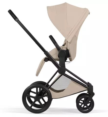 Cybex Priam Style Lastenrattaat matt black cozy beige wauva - Lastenrattaat - 526000211-PRCB - 2