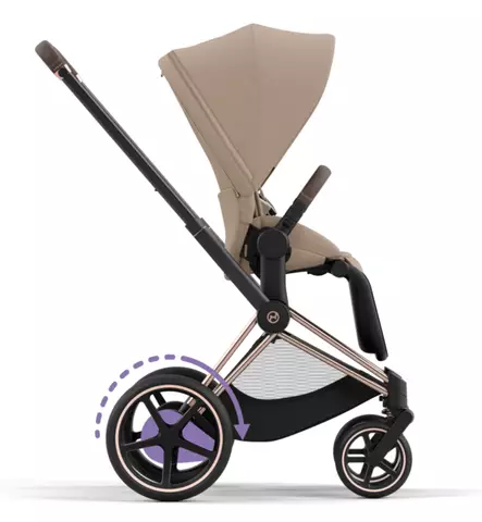 Cybex ePriam4 Sähköavusteiset Lastenrattaat rose gold cozy beige wauva - Lastenrattaat - 521002373-RCB - 2