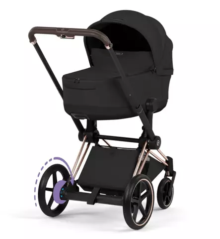 Cybex ePriam Style Sähköavusteiset Lastenvaunut rose gold sepia black wauva - Yhdistelmävaunut - 526000255-PYSB - 1