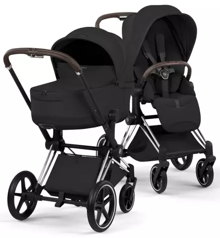 Cybex Priam Style Lastenvaunut chrome brown sepia black wauva - Yhdistelmävaunut - 526000201-PYSB - 1
