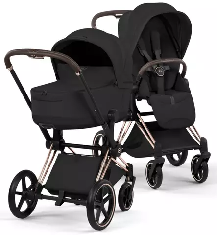 Cybex Priam Style Lastenvaunut rose gold sepia black wauva - Yhdistelmävaunut - 526000221-PYSB - 1
