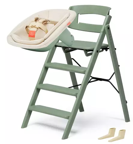 KAOS KLAPP Syöttötuoli Starttipaketti Vauvalle Mineral green recycled plastic wauva - Syöttötuolit - KLA-REC-MIN-GRE-PB - 1