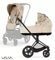 Cybex Priam Yhdistelmavaunut Wauva Fashion Simply Flowers Nude Beige - Yhdistelmävaunut - 521002331-PFSFb - 1
