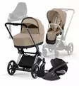 Cybex ePriam4 Starttipaketti s=C3=A4hk=C3=B6avusteiset vaunut cozy Bei=
ge wauva - Yhdistelmävaunut - 521002357-SPCB - 40