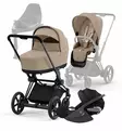 Cybex ePriam Starttipaketti s=C3=A4hk=C3=B6avusteiset vaunut cozy beig=
e wauva - Yhdistelmävaunut - 521002365-SPCB - 40